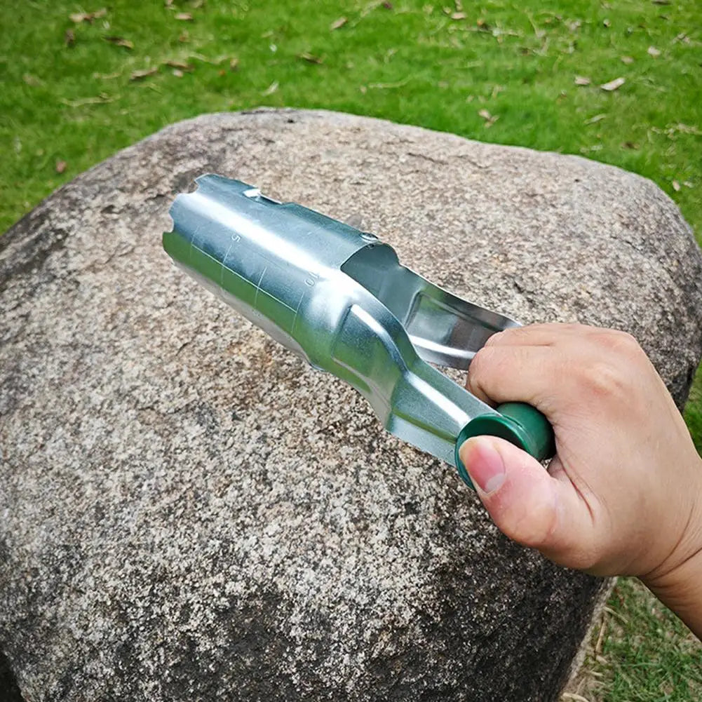 Handheld Seedling Transplanter Tube Hole Punch Digger Garden Tool Seedling Transplanter Zpaxo