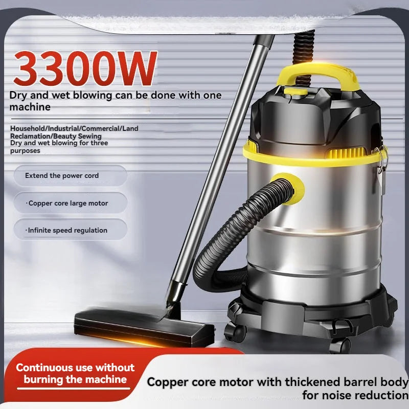 Vacuum Cleaner Dry And Wet Dual-use Household Commercial High-power Hotel Vacuum Cleaner Industrial Vacuum Cleaner Zpaxo