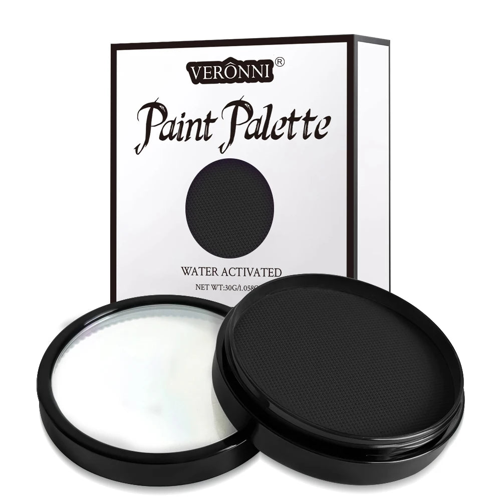 Face Body Painting Waterproof 6 Colors Water Based Nontoxic Art Kids Zpaxo 05 black