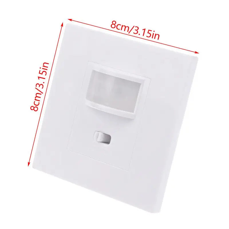 PIR Infrared Motion Sensor Switch Wall Mounted AC110240V LED Light Zpaxo one size