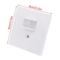 PIR Infrared Motion Sensor Switch Wall Mounted AC110240V LED Light Zpaxo one size