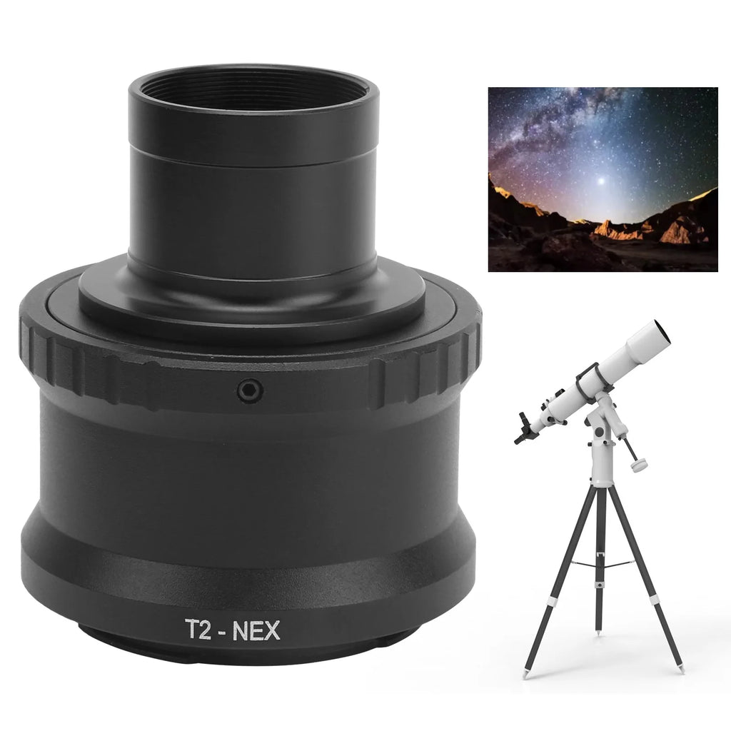 Astronomical Telescope T Mount Tube Adapter E Mirrorless Camera Metal