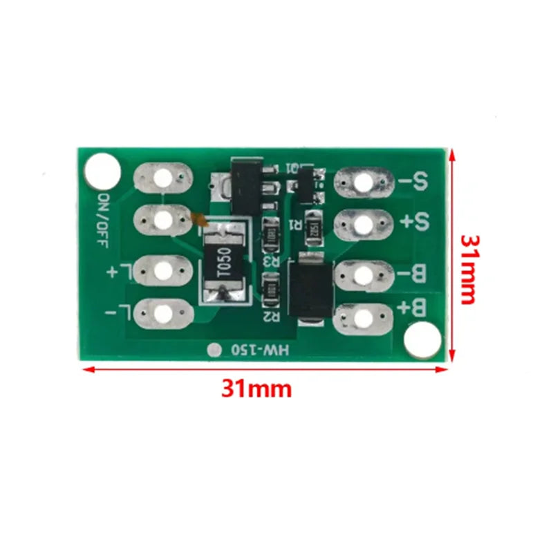Universal 3.2/3.7/4/11.1/12V solar controller charging circuit light switch module Zpaxo