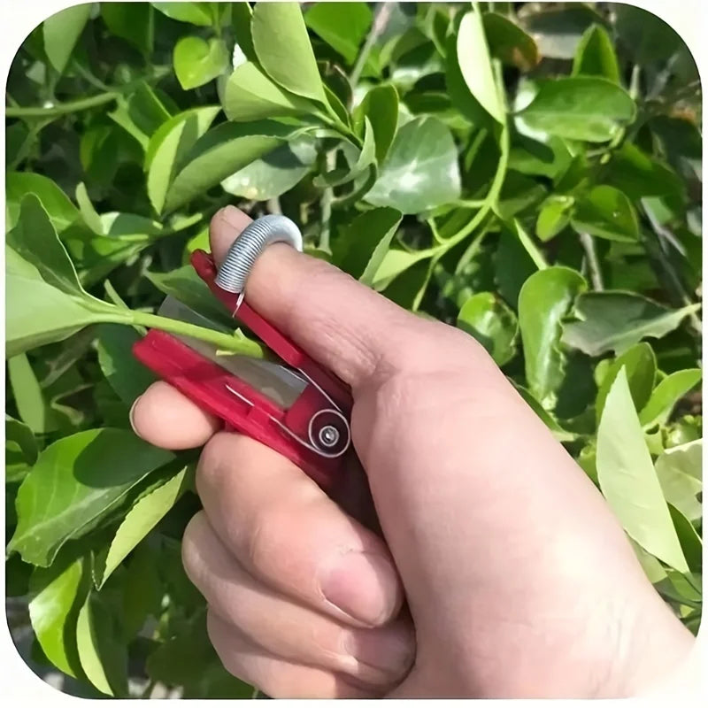 Multifunction Thumb Knife Garden Pruner Fruit Picking Device Safe Fruit Blade Tool Cutting Blade Rings Finger Protector Catcher Zpaxo