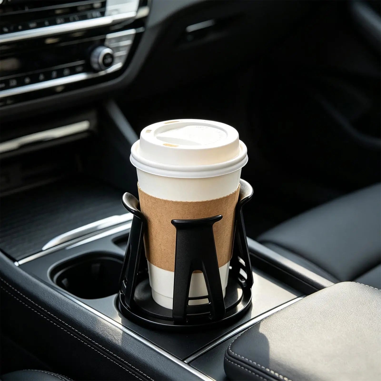 1 Pair Car Cup Holder Adhesive Drink Rack Automotive Interior