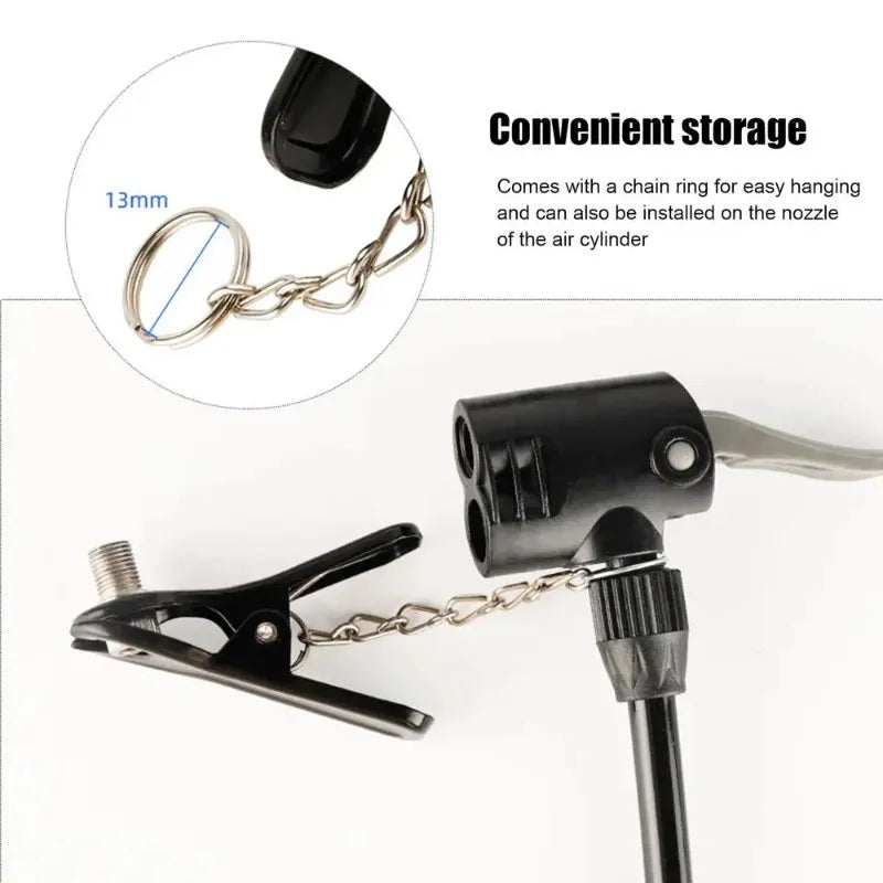 Bicycle Tire Inflator Nozzle & Bike Pump Adapter Valve Bike Pump Adapter Zpaxo