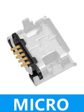 Tail Micro USB Charging Jack 5Pin PCB Mount Electrical Connector Zpaxo Micro USB