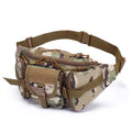 Outdoor sports waterproof wear-resistant tactical waist bag cycling hiking fishing multi-functional portable chest bag waist bag Zpaxo camouflage
