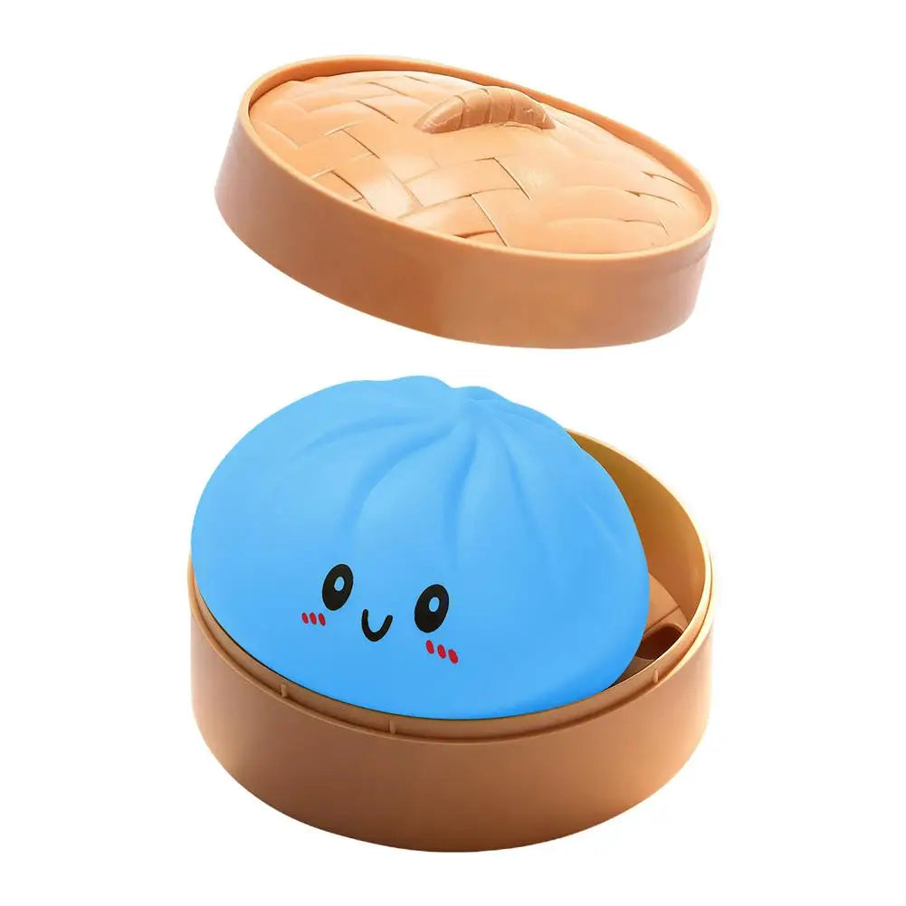 Simulation Flash Dumpling Pressure Ball Stress Relief Reusable Low Rebound Decompression Toys Children Squeezable Toys Zpaxo H
