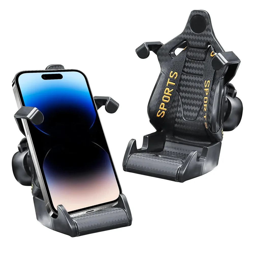 360° Car Vent Phone Holder – Anti-Slip Locking Mount Bracket Car Phone Mount Zpaxo A