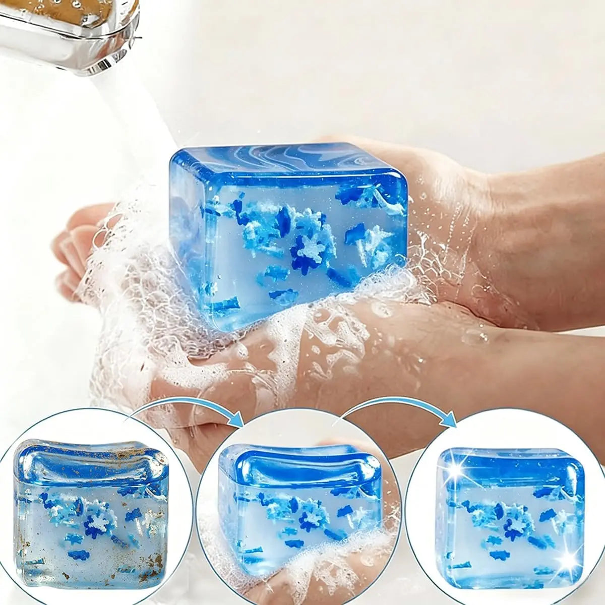 Squishy Ice Cube Stress Balls Slow Rising Soft Squeeze Ball Relief