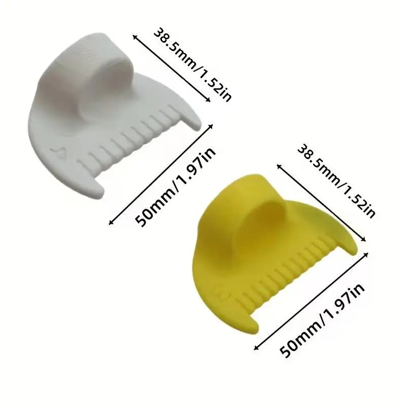 6-Piece Plastic Edge Sewing Locks, 4mm/3mm Spacing, Ergonomic for Beginners/Seniors Zpaxo