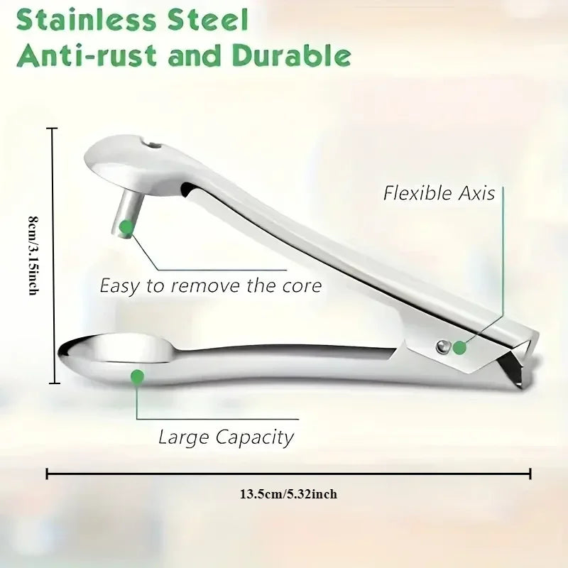 Stainless Steel Cherry & Jujube Pitter Corer | Kitchen Fruit Tool Fruit Pitter Corer Zpaxo