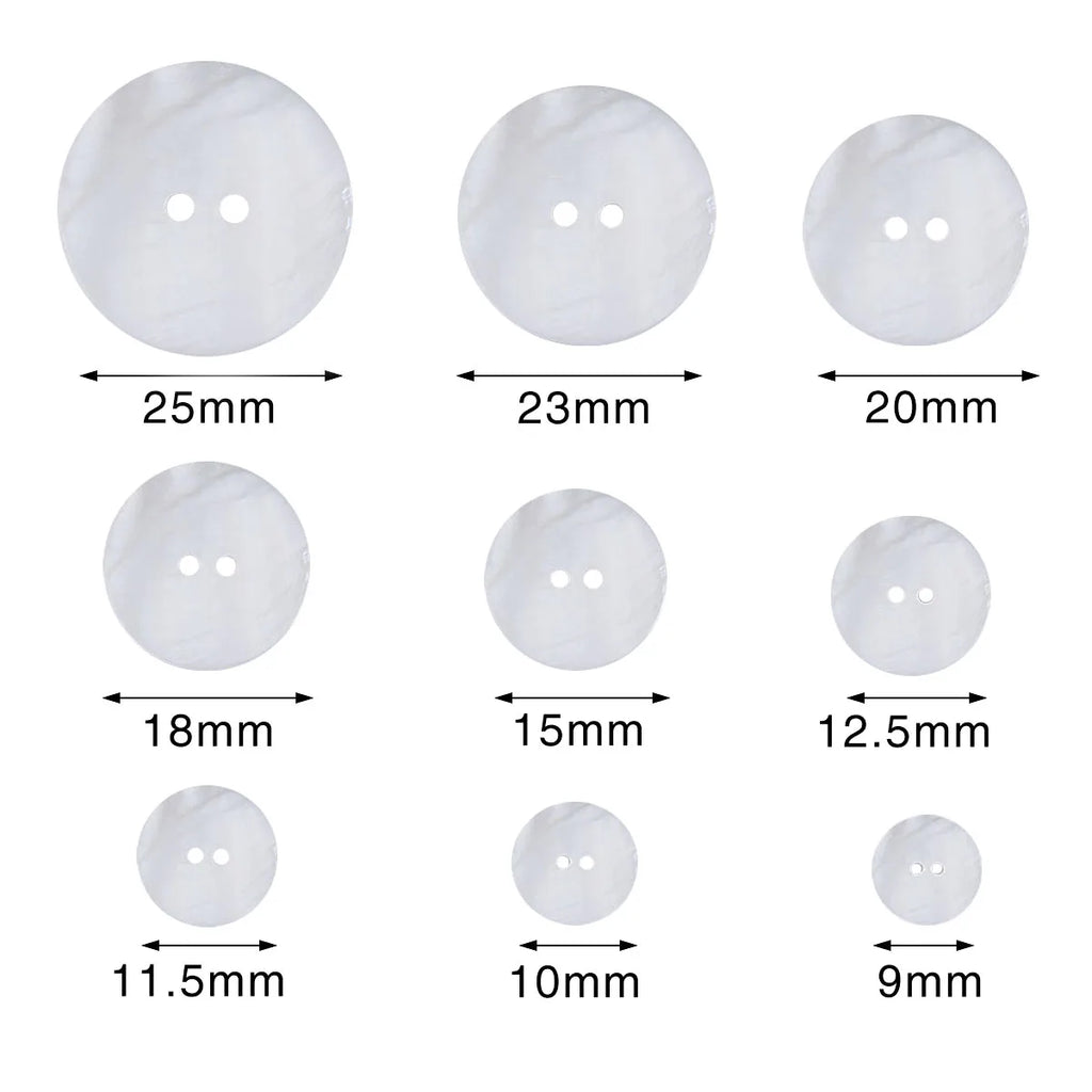 Mutil-size Pearl Shell Buttons Clothing Sewing Accessories DIY Crafts