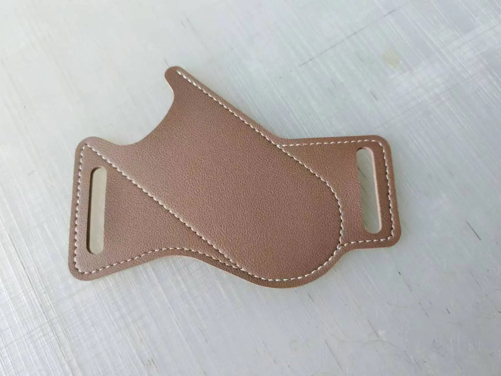 PU Leather Folding Knife Sheath with Waist Clip | EDC Carry
