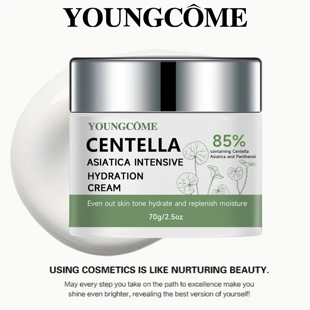 40/70G Cica & Panthenol Moisturizing Cream - Hydrating Face Lotion for All Skin Types, Soothes & Balances Skin Zpaxo