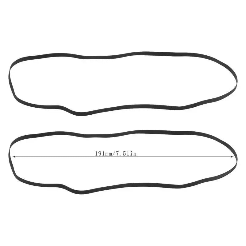 652F Turntable Belt Record Player Replacement Rubber Flat Drive Zpaxo