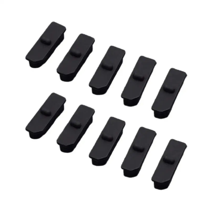 652F Easy Installs Silicone Dust Cap Port Desktop Laptop Computer Zpaxo Black CN
