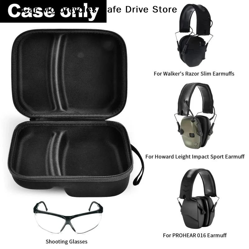 CMHard EVA Storage Case Earmuffs Portable Protective Carrying Bag