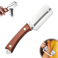 1/2PCS Multifunctional Stainless Steel Vegetable Peeler, Sharp Fruit Potato Peeler With Handle Kitchen Peeling Tool For Veggies Zpaxo Brown