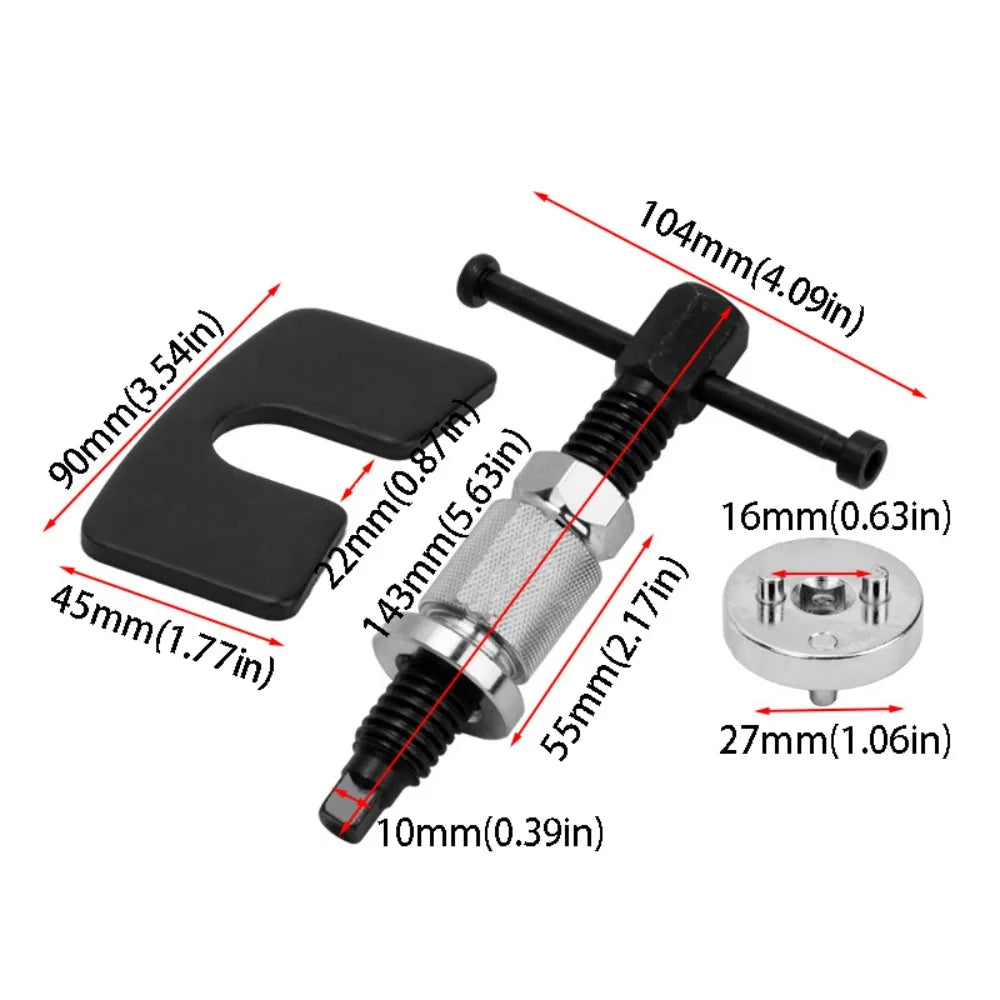 3Pcs Set Brake Caliper Tool Kit Durable Construction Universal Separator Piston Rewind Tools Replacement Piston Hand Tools Zpaxo Brake pad adjuster