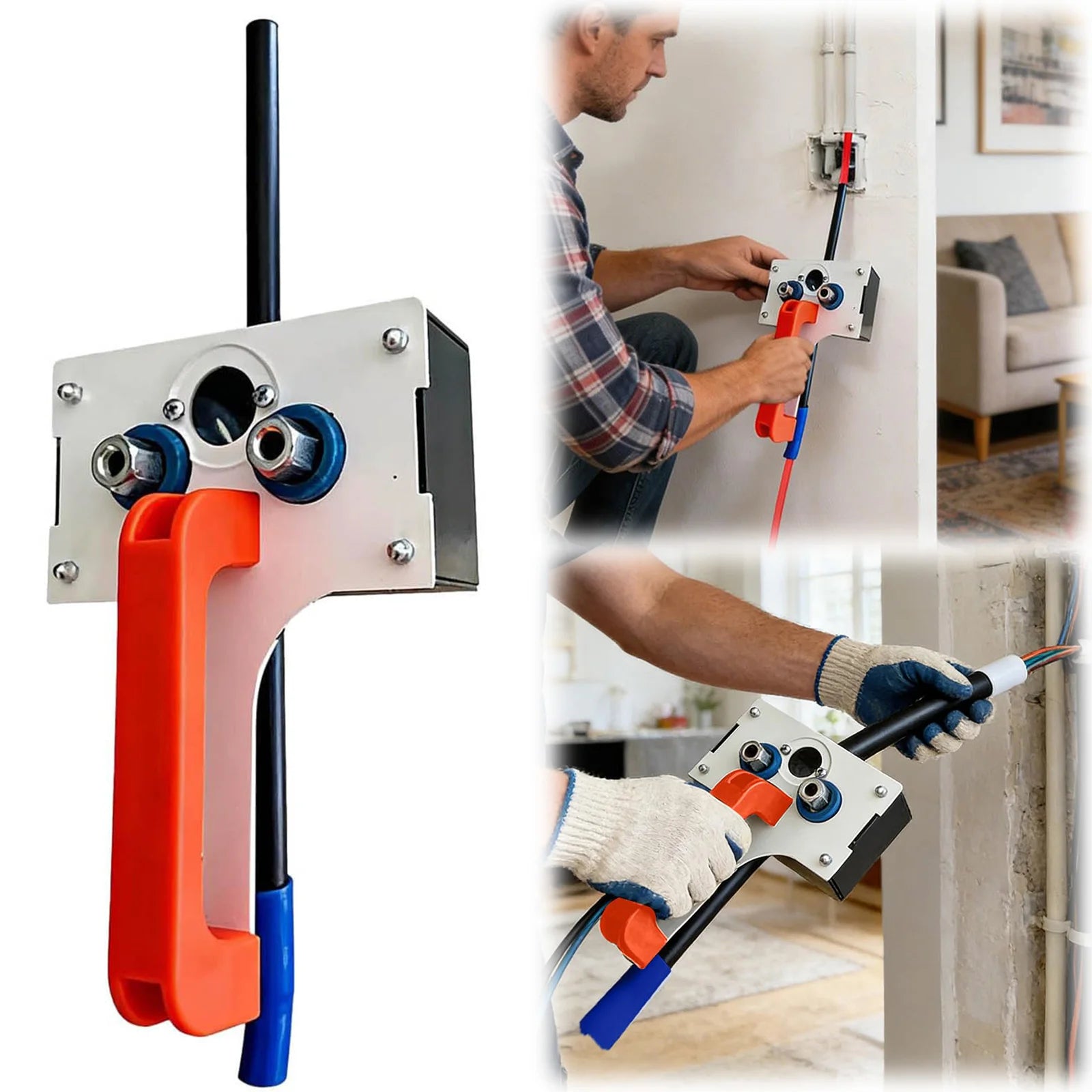 Heavy-duty Handheld Wiring Tools Wire Puller Tugger Electrician Pipe
