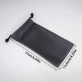 Drawstring Package Storage Bag Carry Cloth Dust Pouches Waterproof Zpaxo Gray 11 17