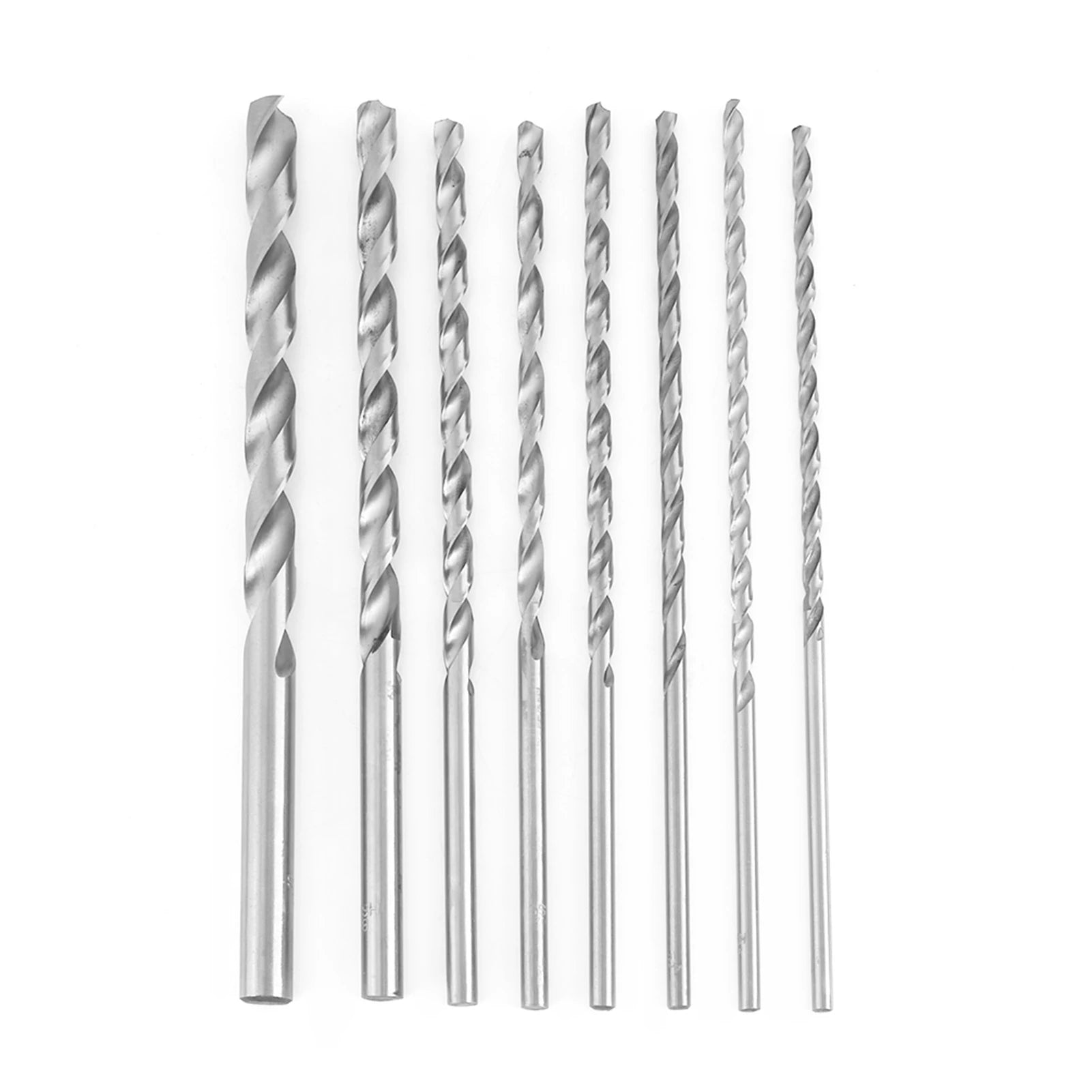Extra Long Speed Steel Straight Shank Twist Drill Bit Tool 4- Wood