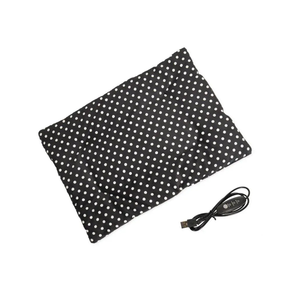 Waterproof Electric Pet Heating Pad – Dogs, Cats & Puppies Pet Heating Pad Zpaxo Black