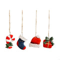 Santa Snowman Christmas Hanging Decoration Resin Craftsmanship