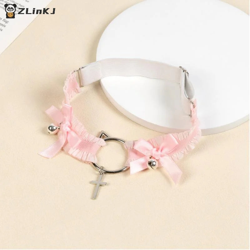 ▶1PCS Lace Love Elastic Bow Leg Ring Love Lolita Bride Leg Garter Thigh Ring Role Playing Leg Ring Wedding Sexy Garter Zpaxo