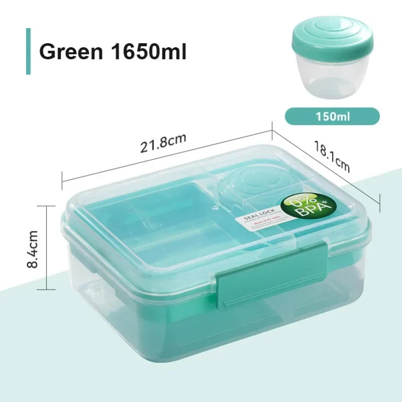 Portable Handle design Double layer Lunch box Compartment Bento Boxes Students Toddler Bento Containers Outdoor Salad Picnic box Zpaxo