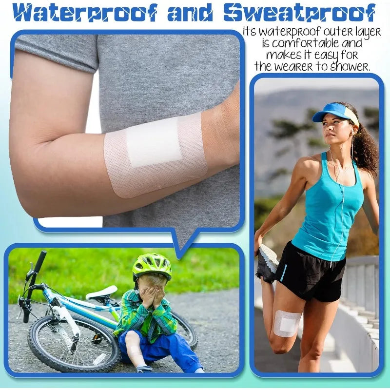 Large Hypoallergenic Wound Dressing Non-woven Medical Adhesive