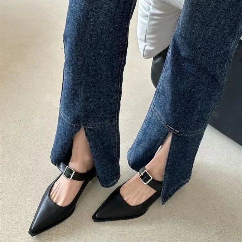 Summer Fashion Sexy Banquet Wear-resistant Comfortable Pointed Toe