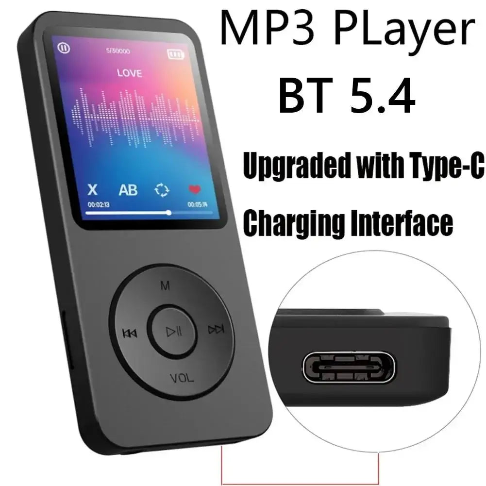 MP3 Portable Walkmen Bluetooth 5 4 Music Stereo Player Support E-book