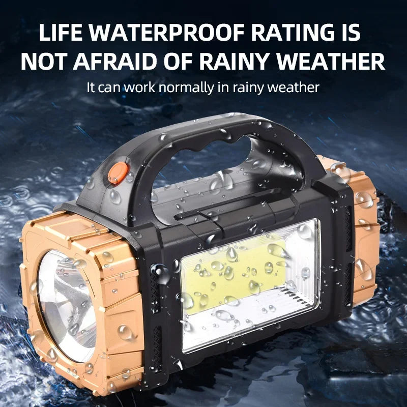 ESMARTER 1600LM Rechargeable LED Flashlight – Side Light & Waterproof