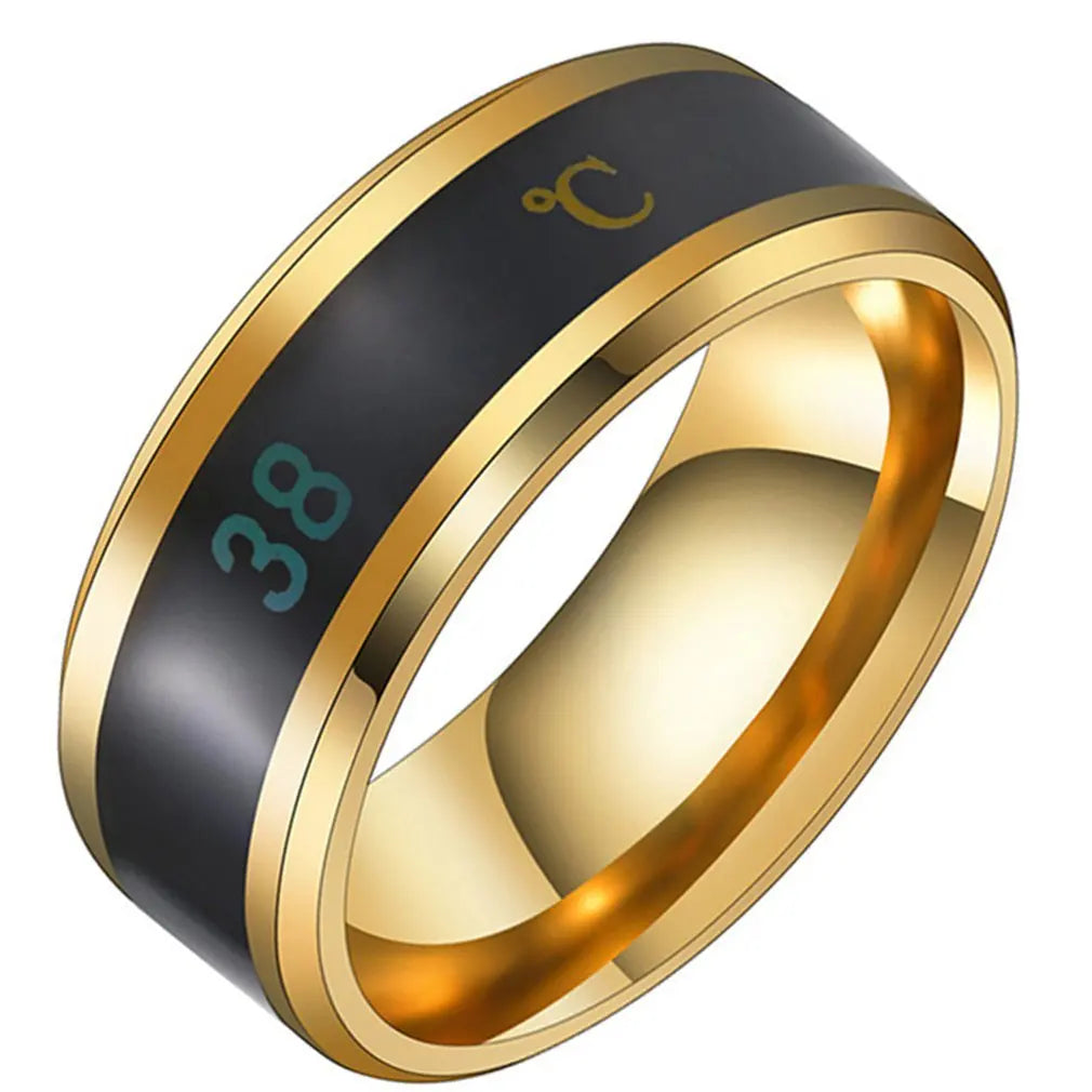 Fashion Smart Stainless Steel Multifunctional Ring Couples Mood