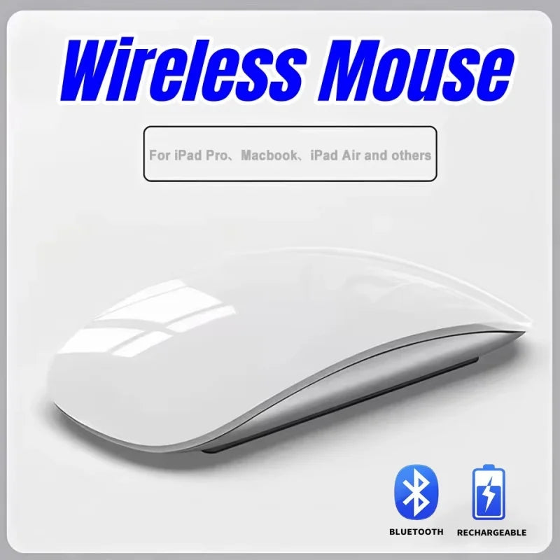 New Wireless Bluetooth Magic Computer Mouse Rechargeable Touch Slim Ergonomic Dual-Mode Silent PC Mice For Apple Macbook Air Zpaxo