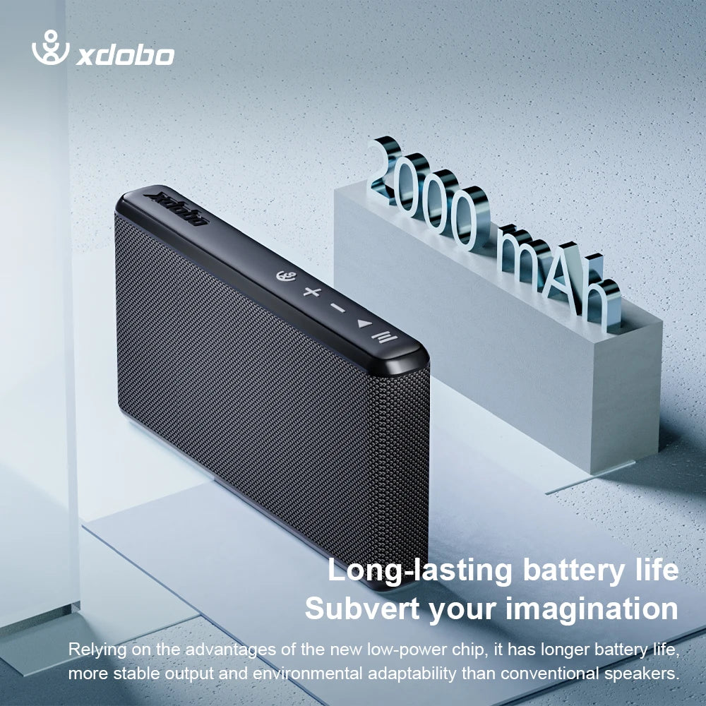 Outdoor X8 Air XDOBO Bluetooth Speaker Wireless Speaker Mini Portable Music Box Hiking Party Loudspeaker for Riding Hiking Zpaxo