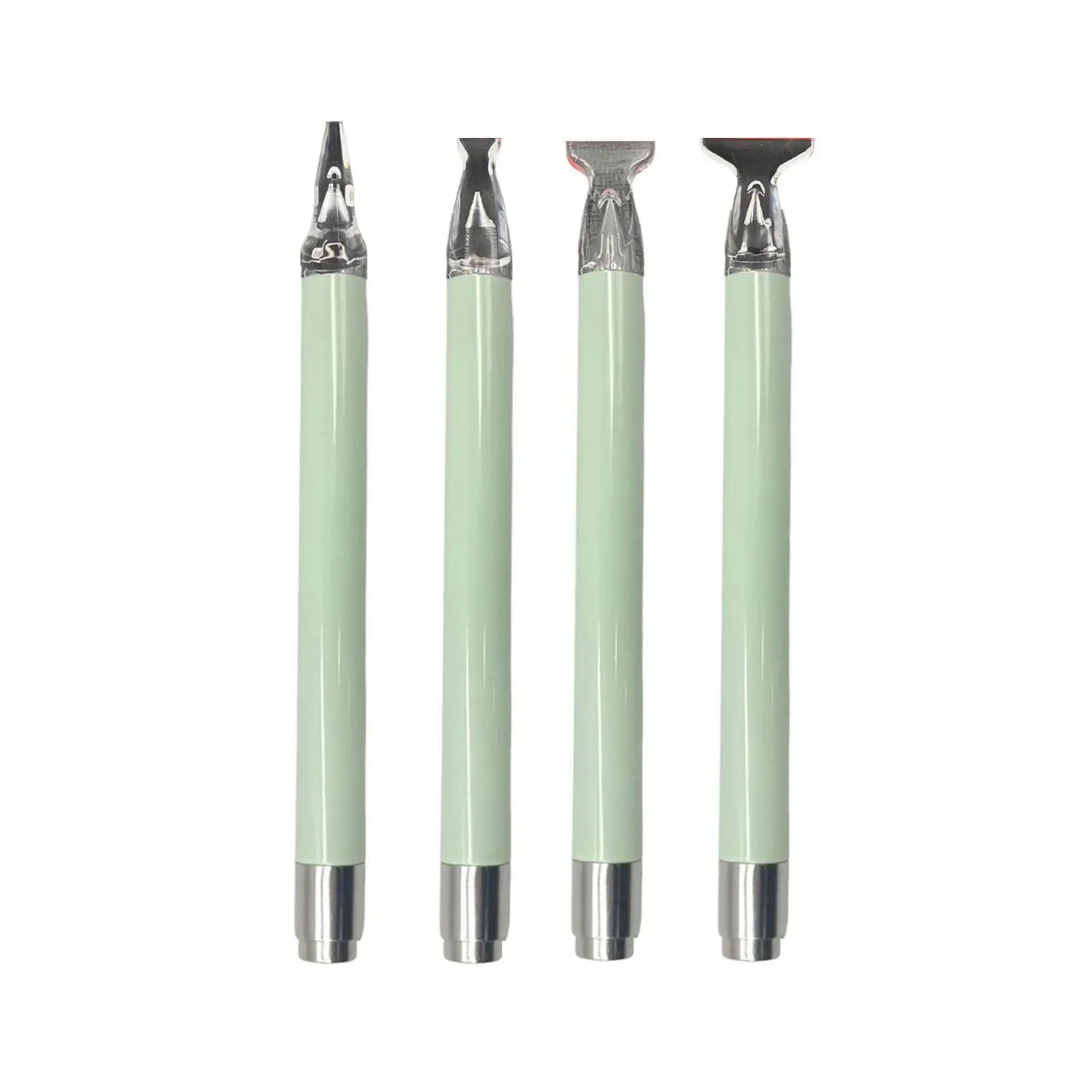 4-Pack LED Diamond Art Pens with 1/3/6/9 Multi-Tip Heads, Light Up Drill Pens, Diamond Painting Tools and Accessories, DIY Craft Zpaxo 4PCS