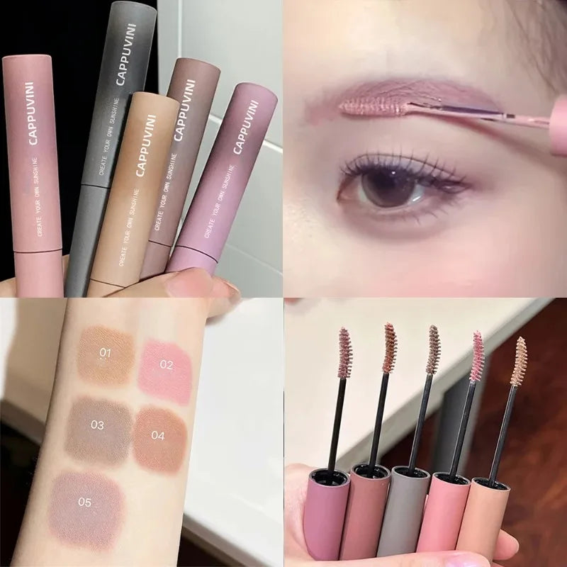 3D Eyebrow Dyeing Cream Long Lasting Pink Brown Mascara Tint