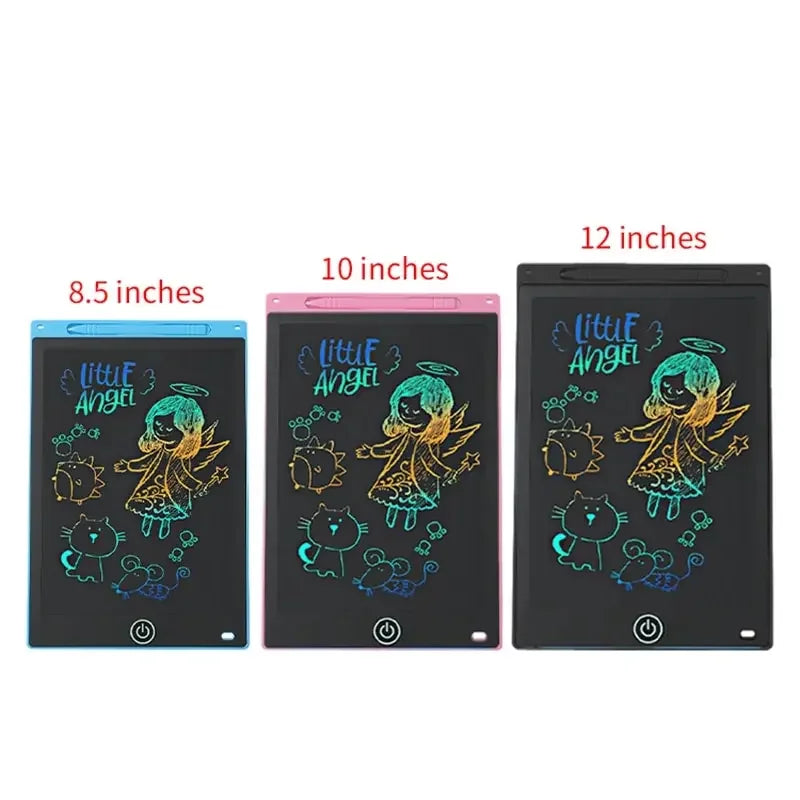 12 Inch LCD Writing Tablet Drawing Board Graffiti Sketchpad Mgaic Erasable Handwriting Pad Toys for Kids Boys Gifts Zpaxo