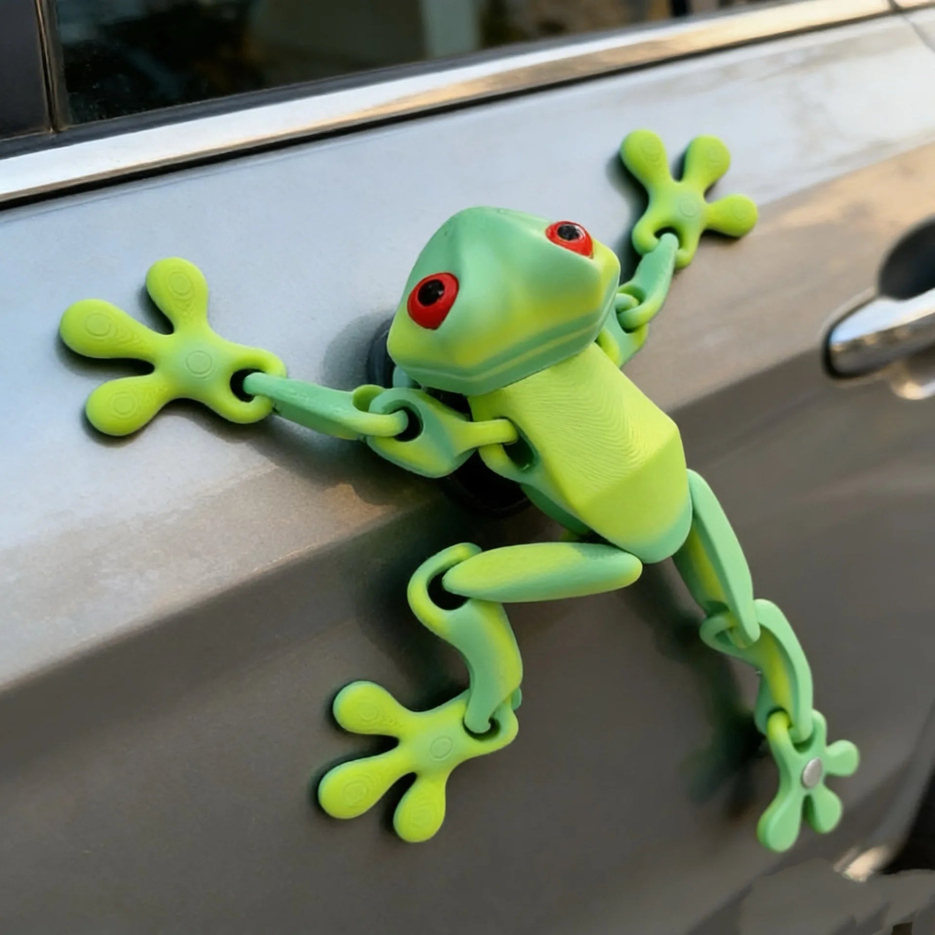 3D Printing Tree Frog Fridge Magnet Joint Movable Ornament Kitchen Zpaxo