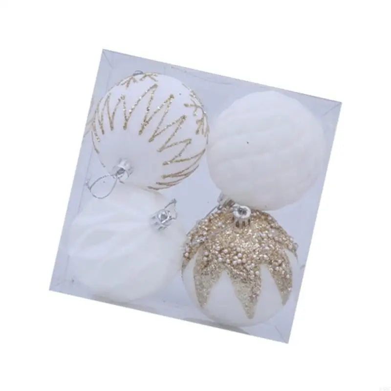 Shimmering Christmas Baubles Shatterproof Ball Hangings Ornament Tree