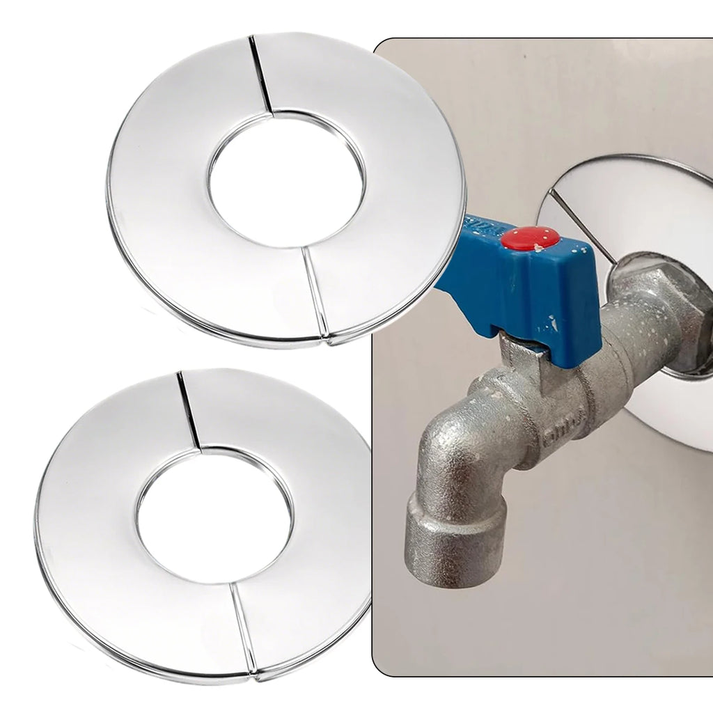 28mm Stainless Steel Escutcheon Plate Pipe Cover – 5/10 Pack