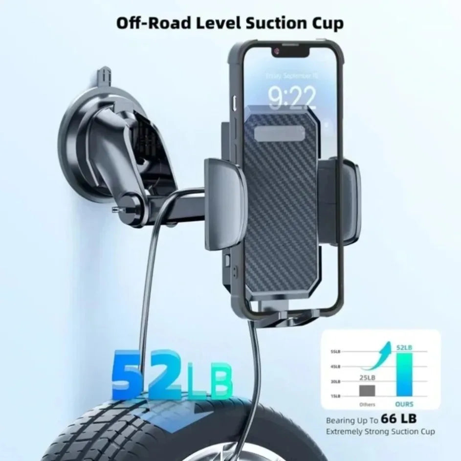 360° Windshield Car Phone Holder Car Dashboard Mobile Cell Support Bracket Universal Sucker for iPhone 17 16 15 Samsung Xiaomi Zpaxo