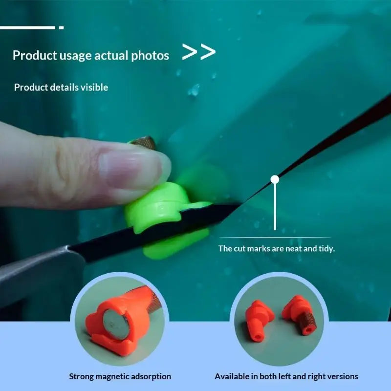 2-Pc Vinyl Wrap Precision Edge Trimming Tool | Car Wrap Cutter