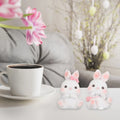 Bunny Cake Topper Decor Nursery Decorations Birthday Party Figures