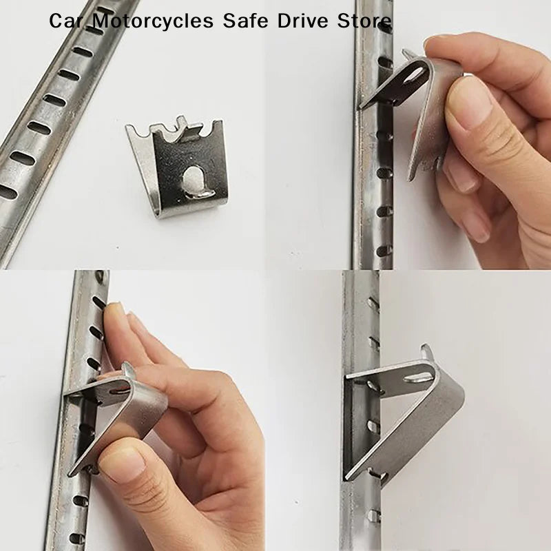 CM1Pc Freezer Shelf Clips 304 Stainless Steel Buckle Refrigerator