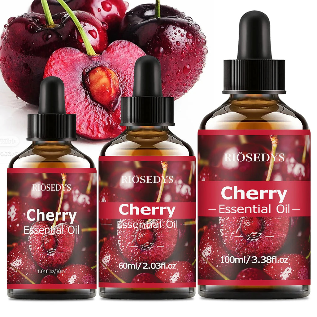 CHERRY ESSENTIAL OIL is a moisturizing and nourishing massage oil suitable for skincare, fragrance, massage, and all skin types. Zpaxo